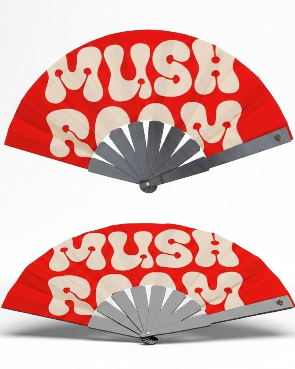 Abanico Mushroom Rojo