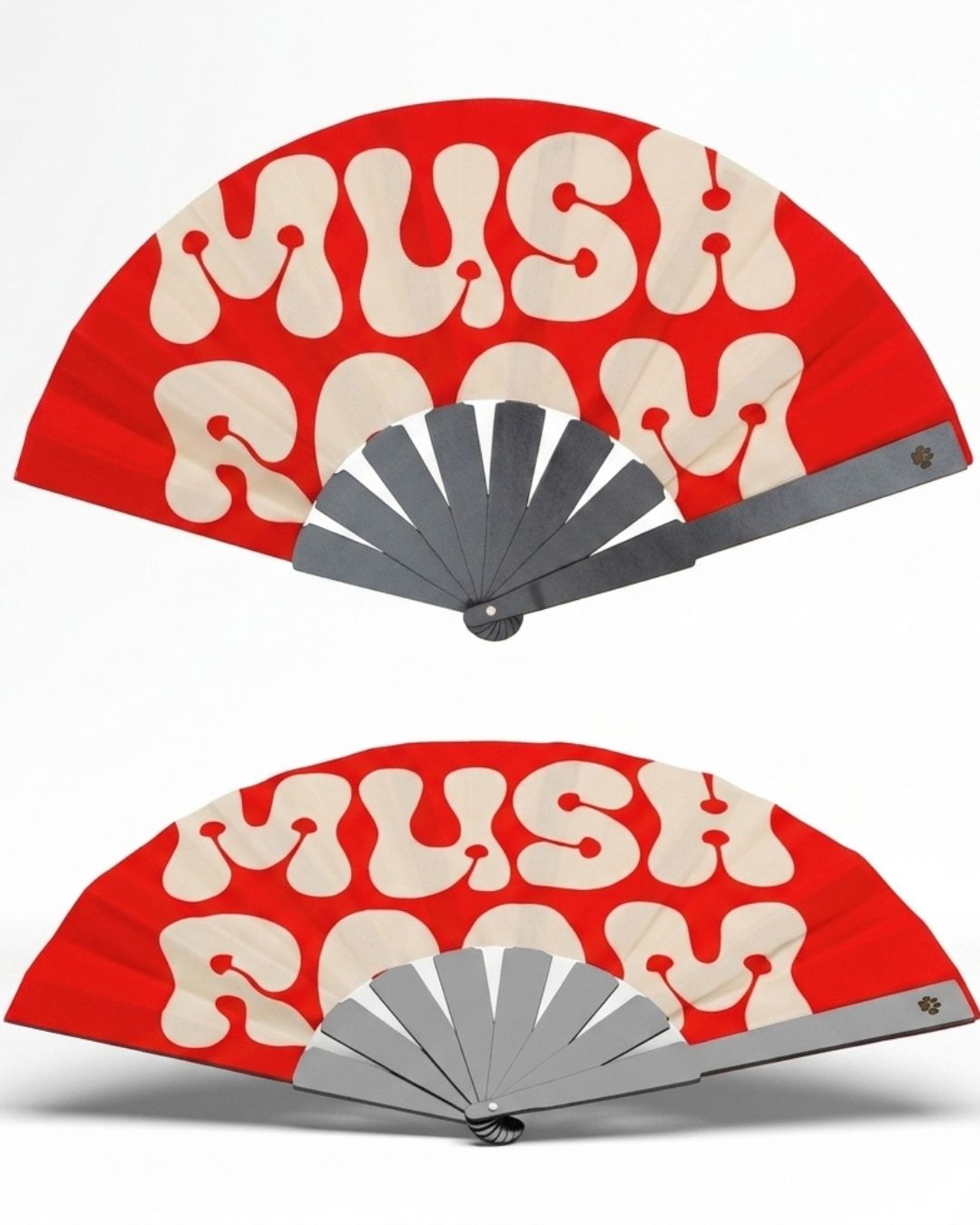 Abanico Mushroom Rojo