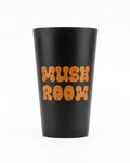 Vaso Mush Room + Mushi Negro y Naranja