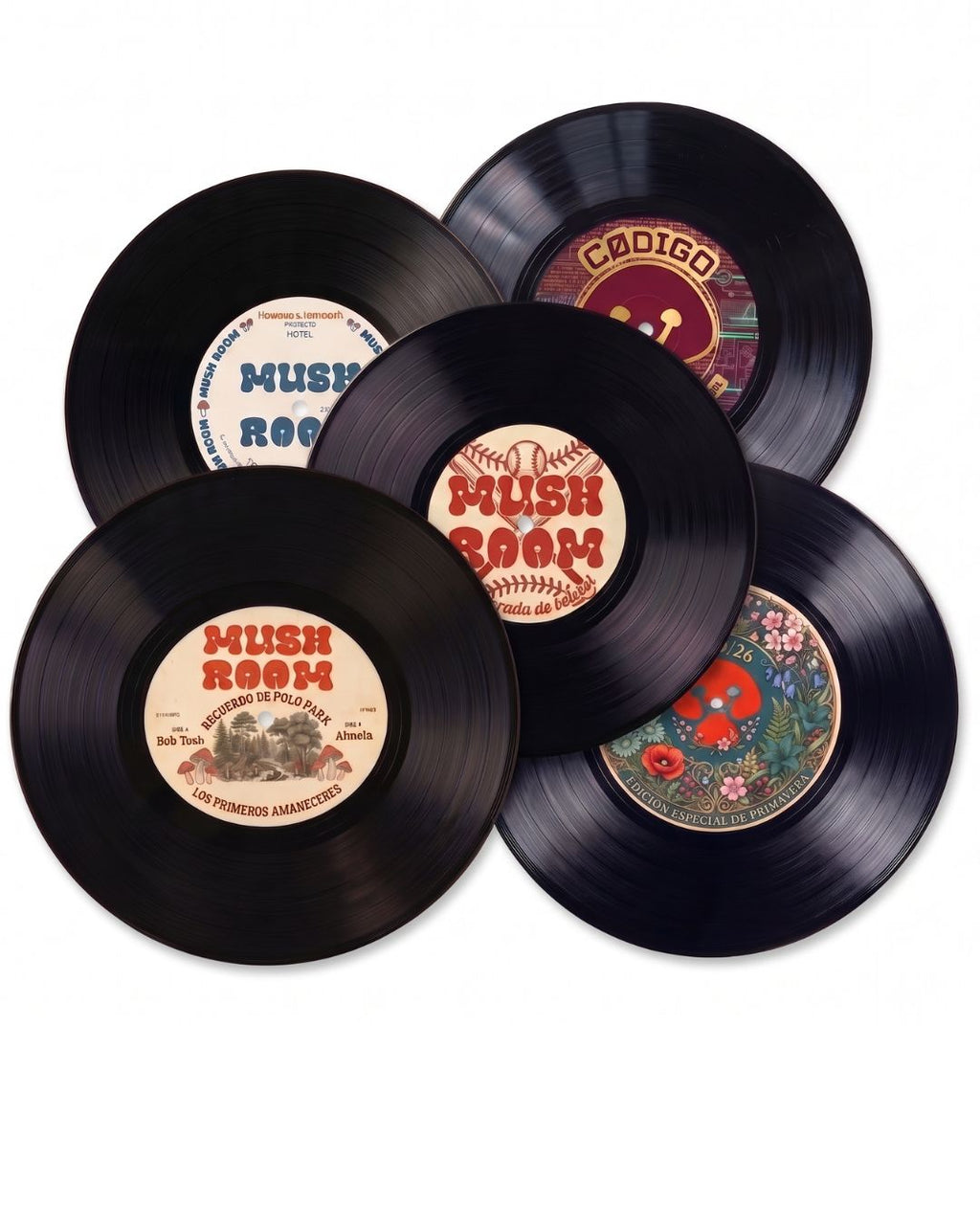 Posa vasos Vinilos de las Mush