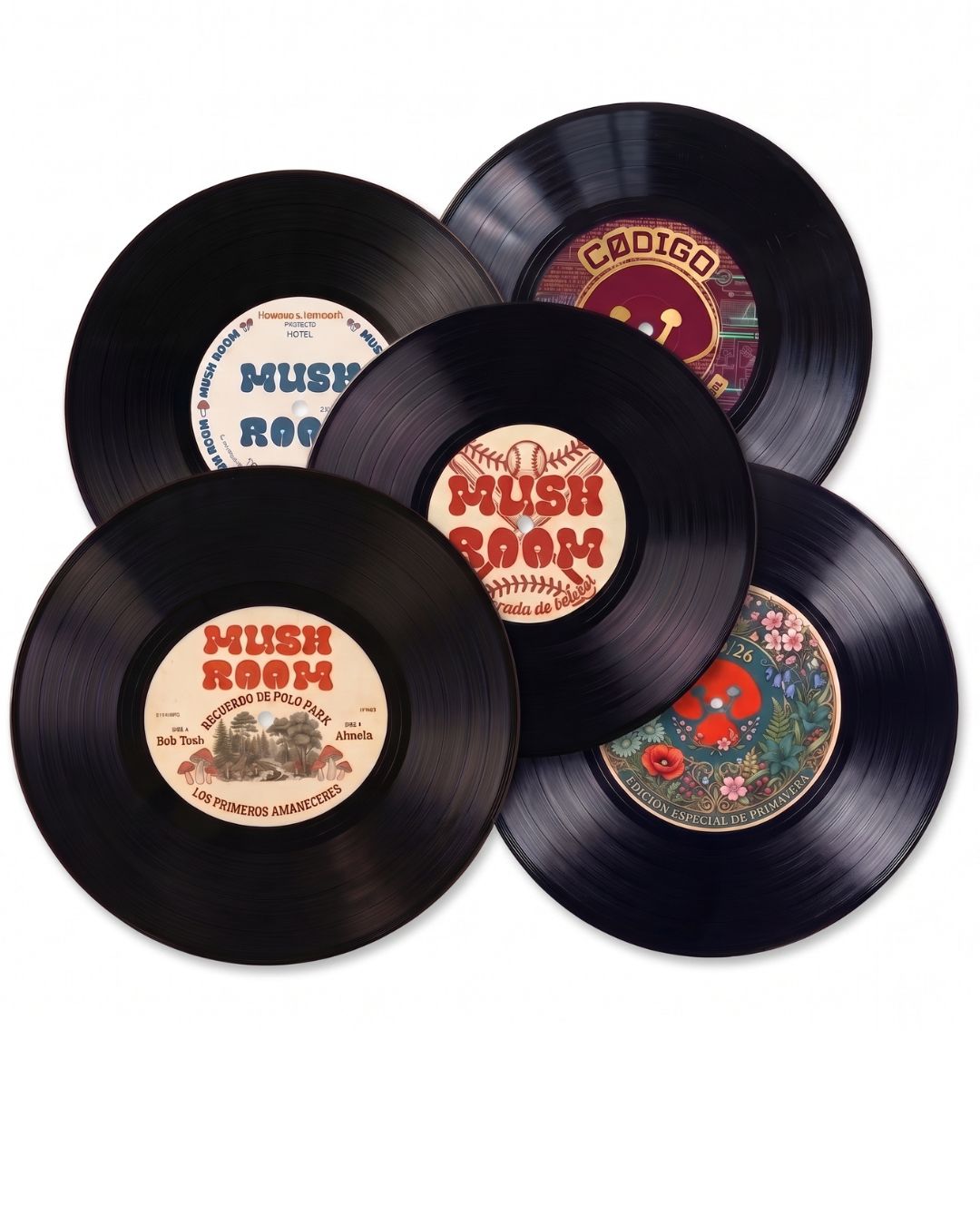 Posa vasos Vinilos de las Mush