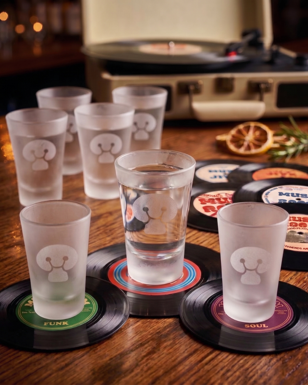 Vaso de shot Hongo