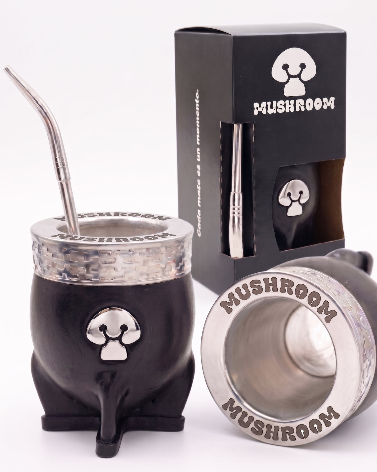 Mate Imperial Mush Acero con Bombilla